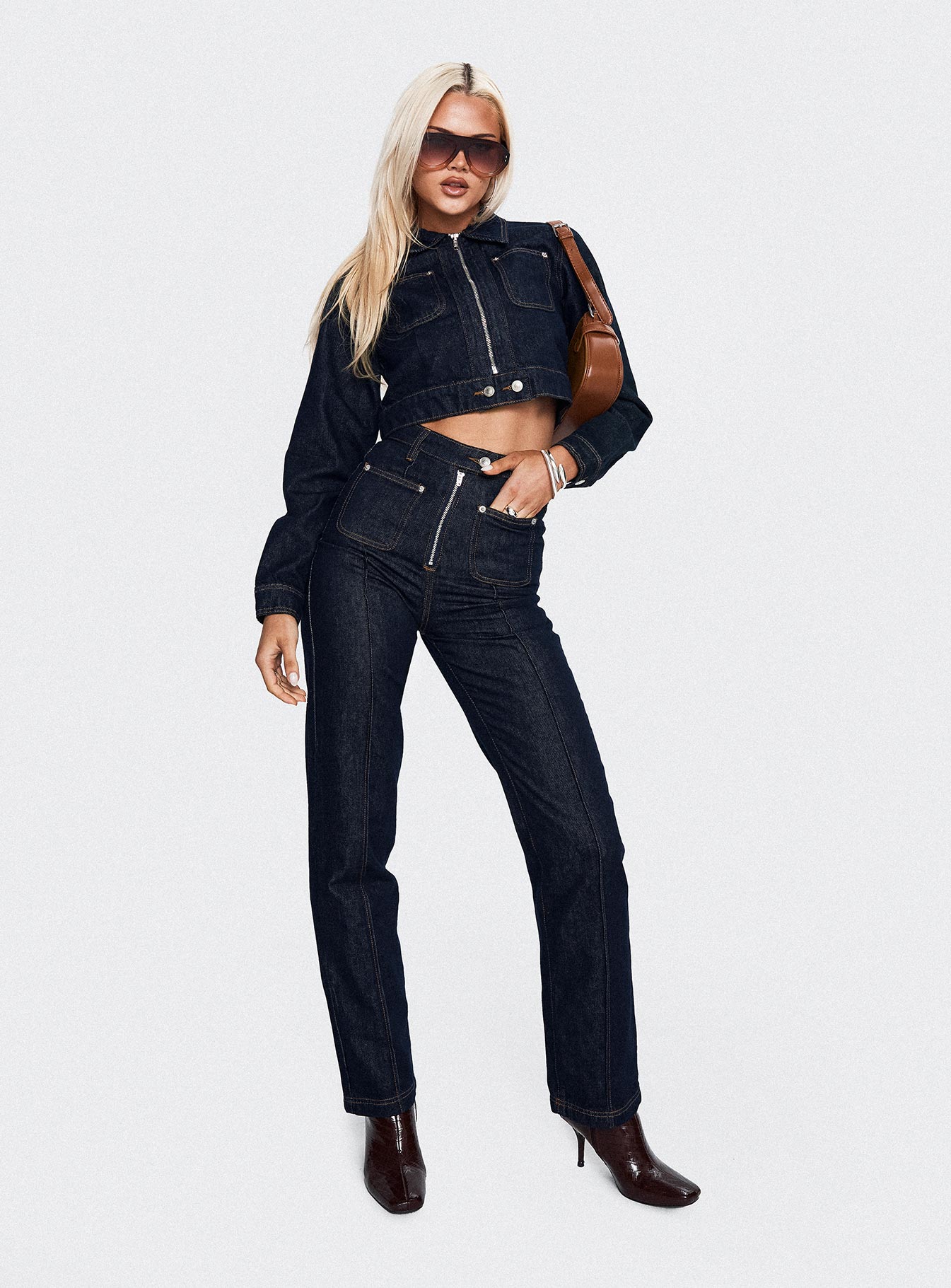 Stallion Straight Leg Jeans Indigo
