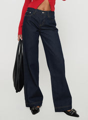 Jankins Baggy Jeans Dark Blue Wash
