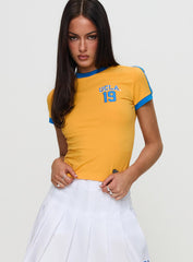 UCLA Goalie Baby Tee Yellow