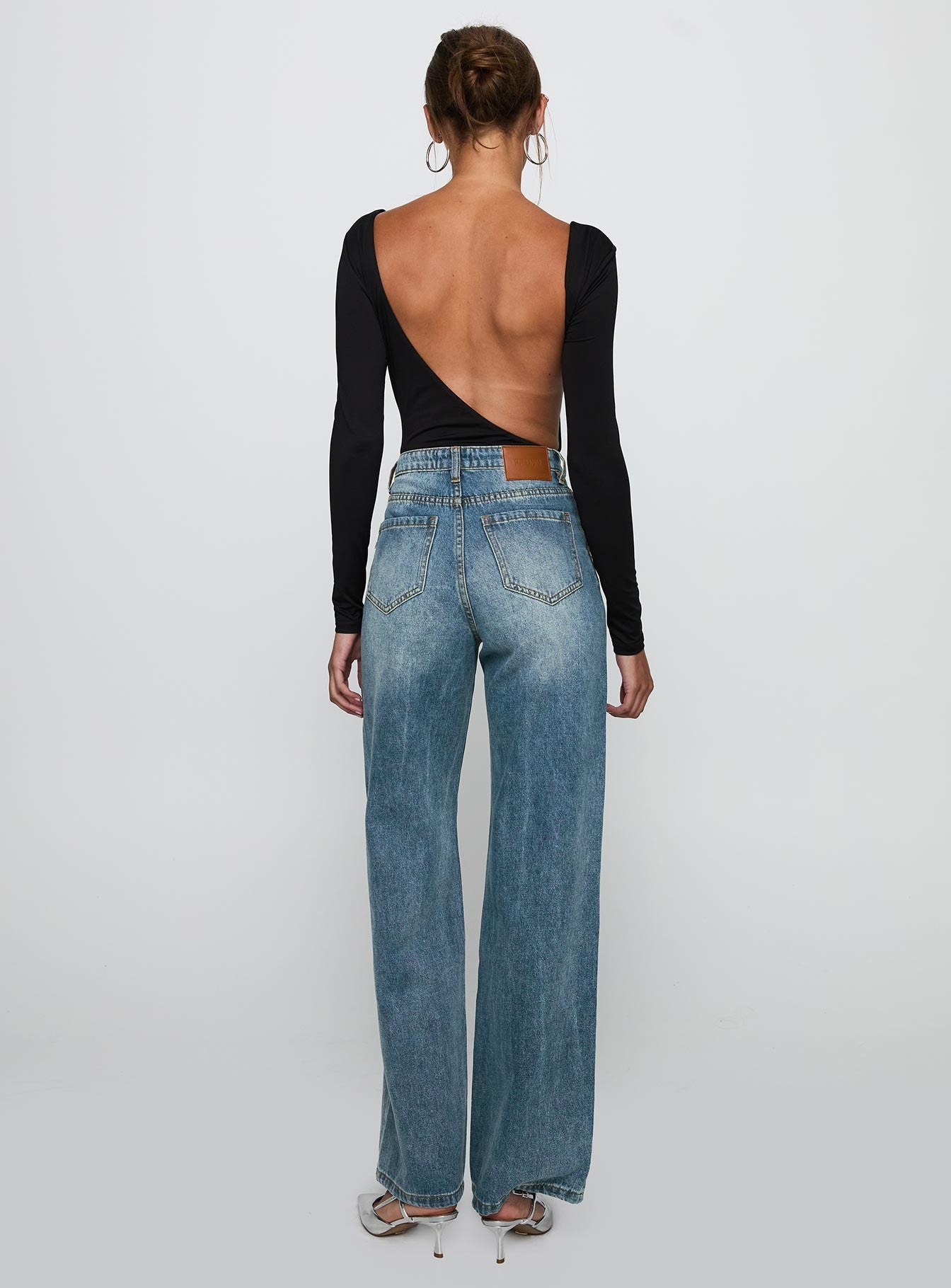 Sacramento Straight Leg Jeans Mid Blue Denim