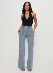 Thearlie High Flare Jean Light Wash
