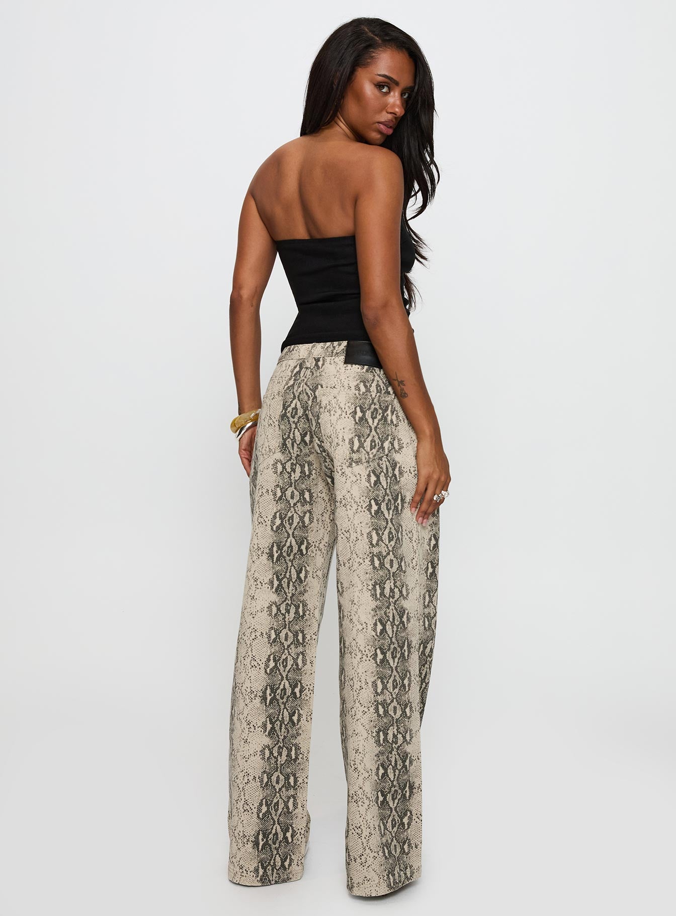 Serpentina Straight Leg Jeans Snake