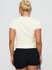 Marseille Manners Graphic Top Cream