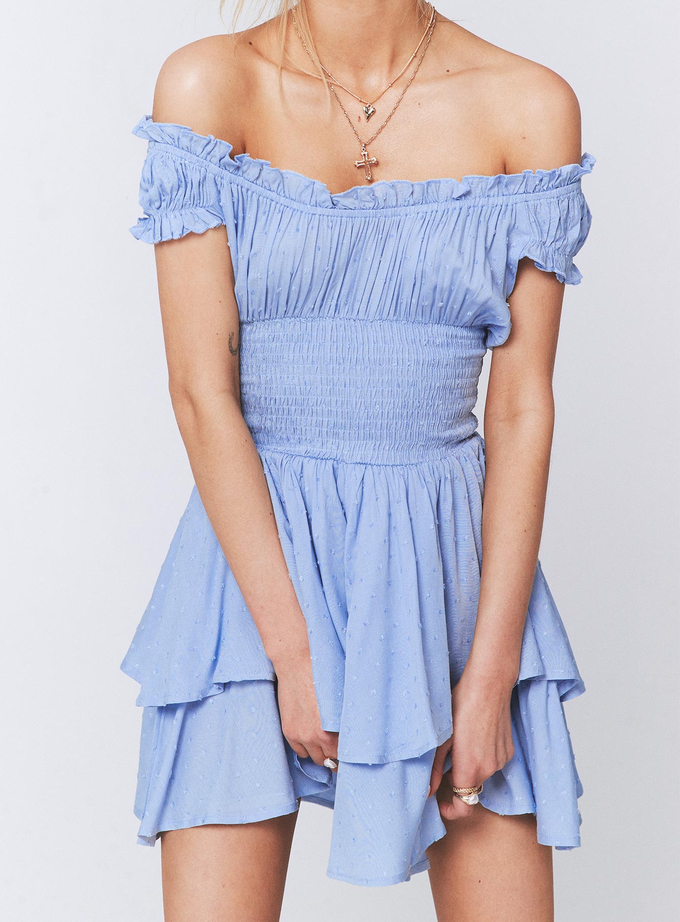 The Love Galore Romper Blue Lower Impact