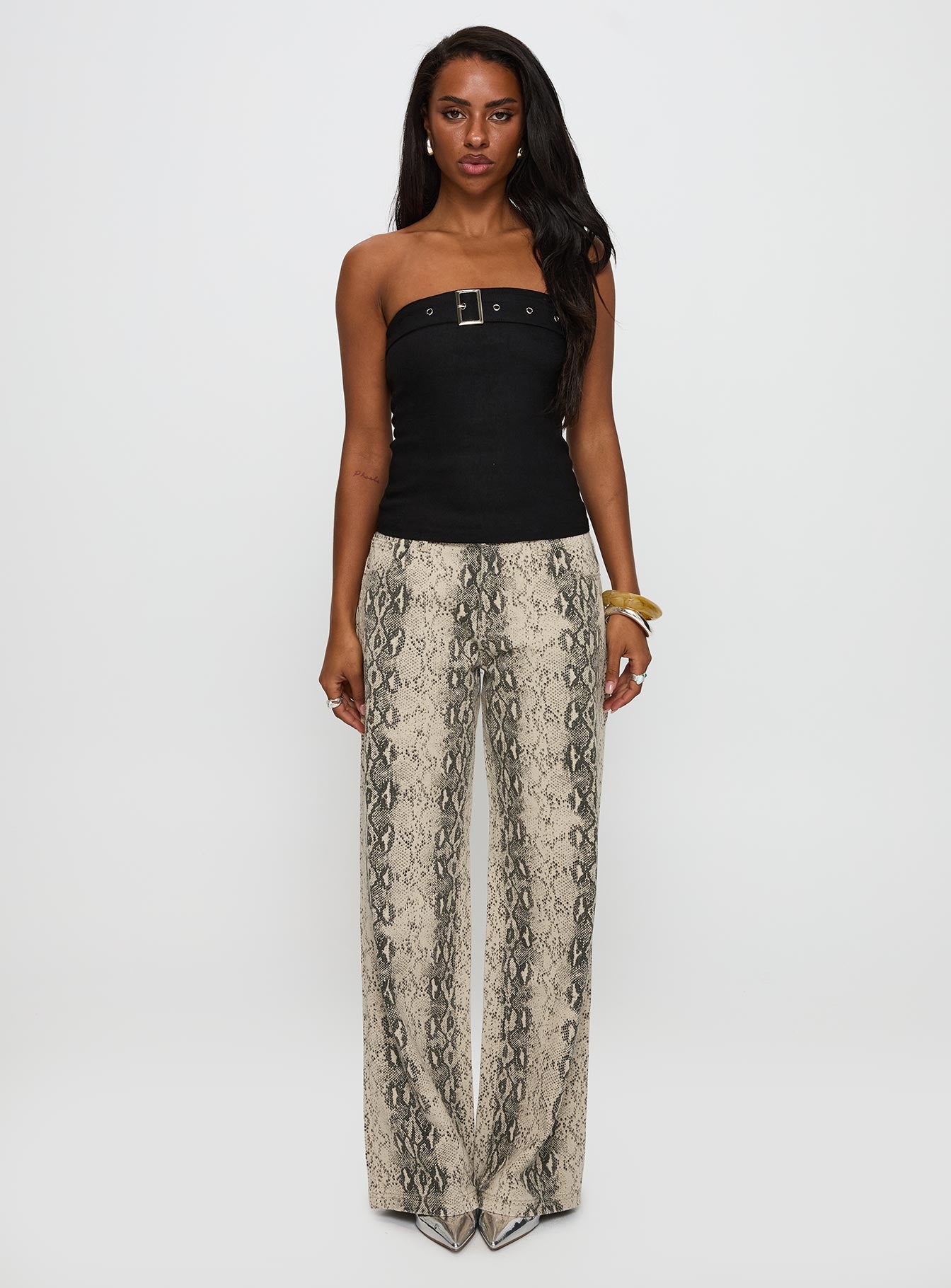 Serpentina Straight Leg Jeans Snake