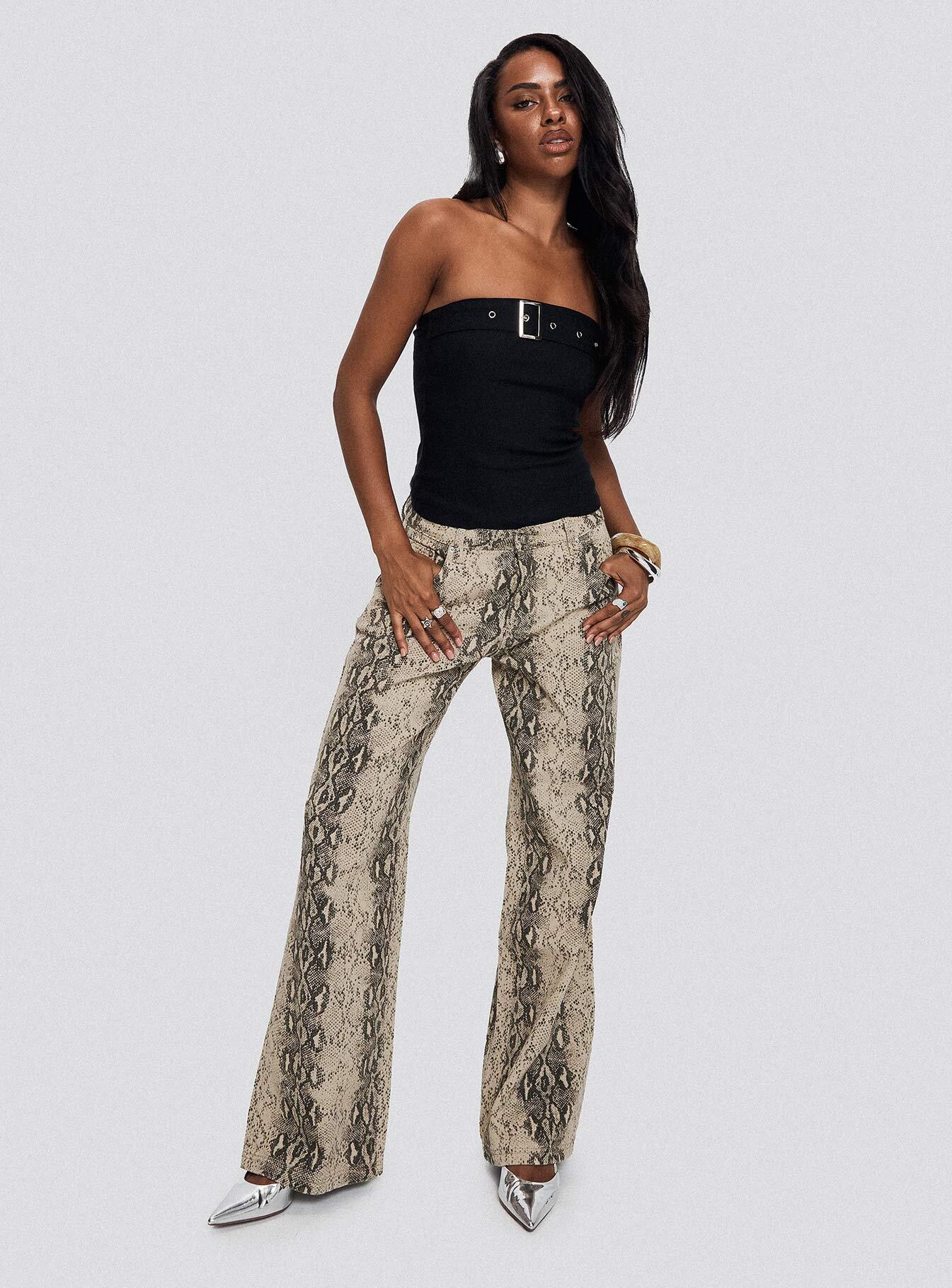 Serpentina Straight Leg Jeans Snake